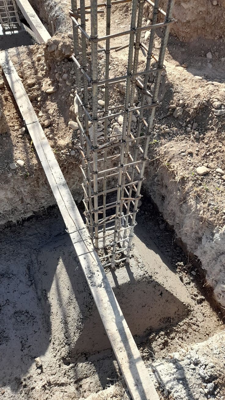 Chantier ossature béton — Kinshasa Est